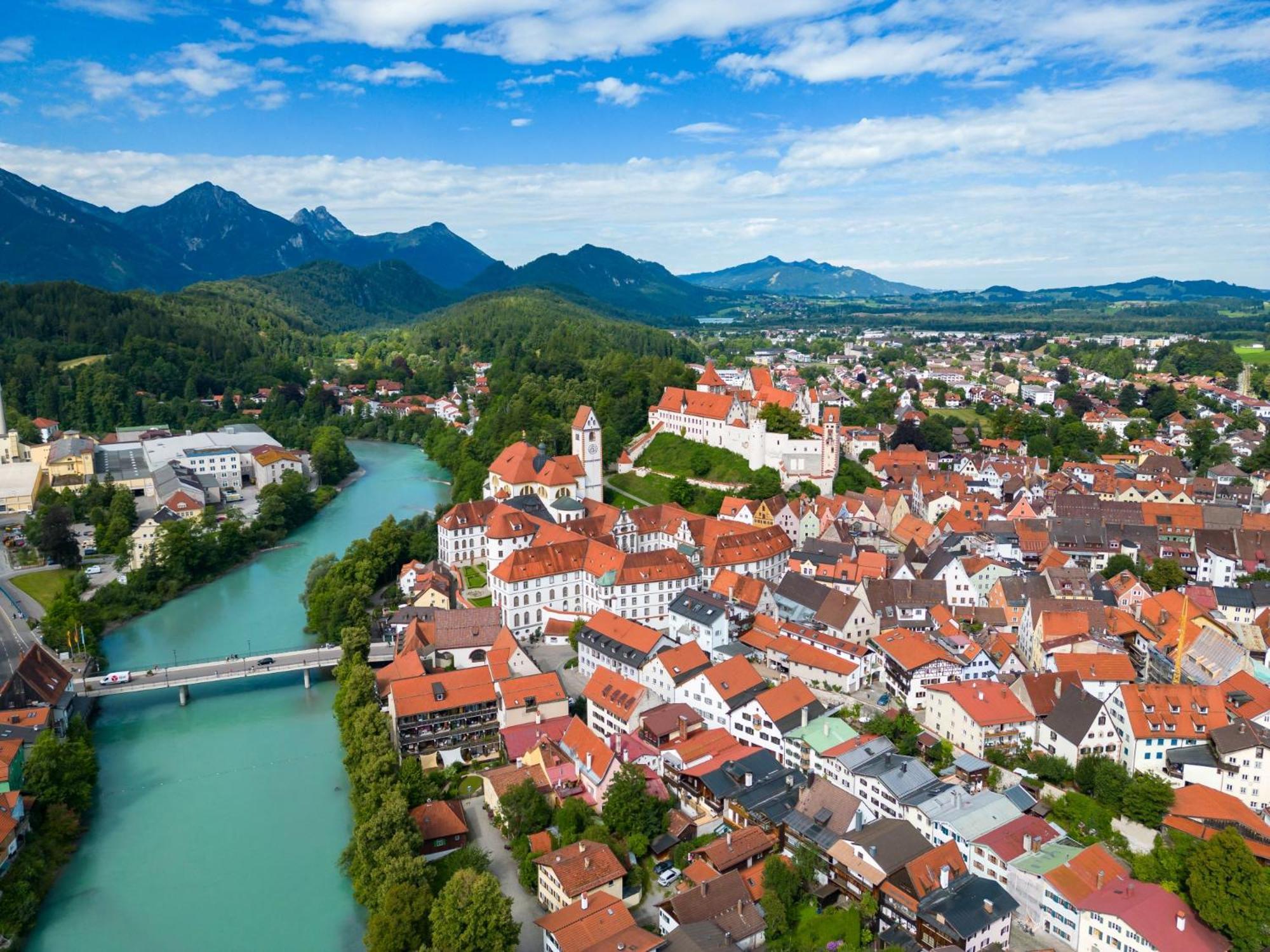 Ferienwohnung Herzstueck Im Haus Schlossblick Füssen Eksteriør billede